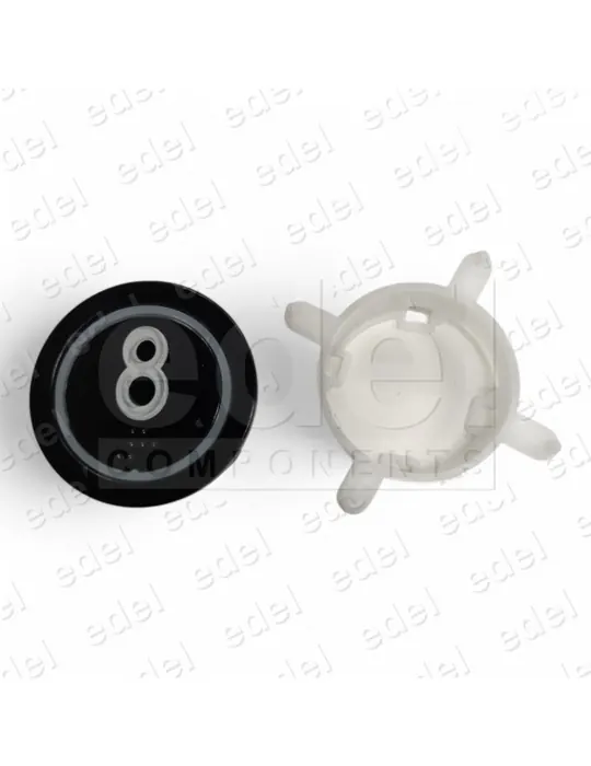 BOUTON EDEL REGLETA BLACK LUM. BLANCO 8