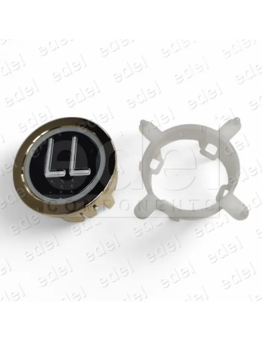 BOUTON EDEL REGLETA DORADO LUM. ROUGE LL