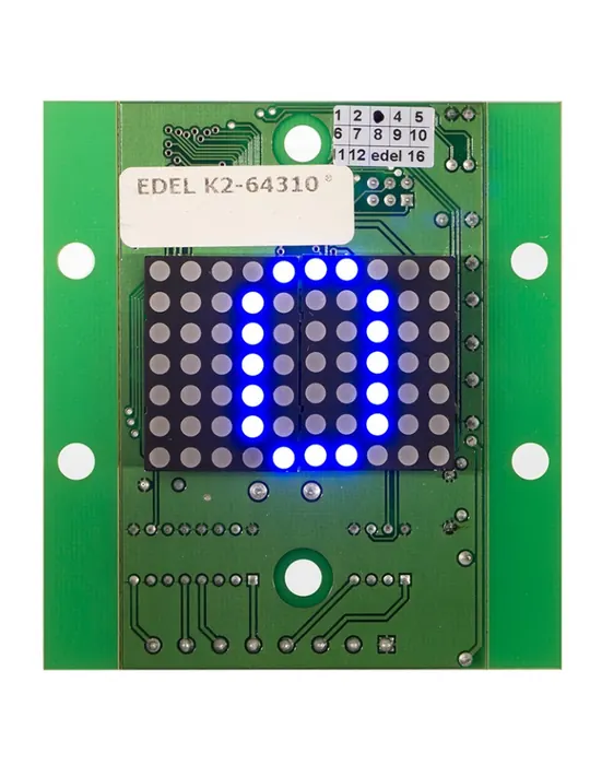 AFICHEUR EDEL ROTATIF BLEU 64310-A