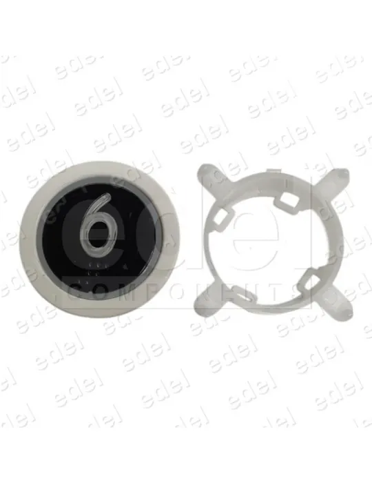 BOUTON EDEL REGLETA WHITE LUM. BLEU 6