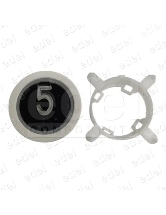 BOUTON EDEL REGLETA WHITE LUM. BLEU 5