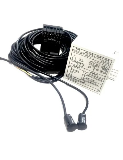 KIT PHOTOCELLULE TELCO — ÉMETTEUR, RÉCEPTEUR ET AMPLI 230 VAC