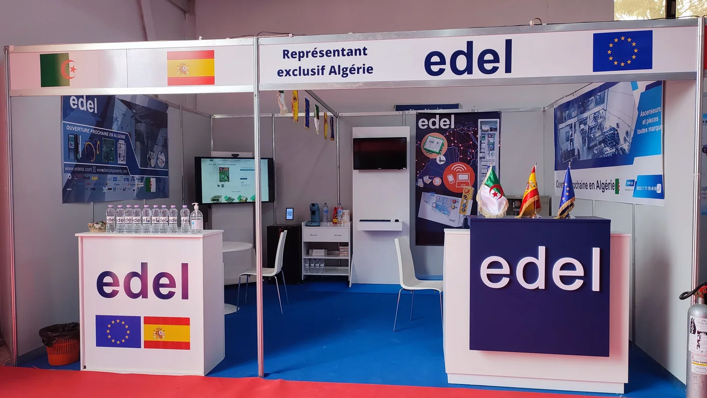 Stand EDEL « Représentant exclusif Algérie » au salon de l’ascenseur à Alger